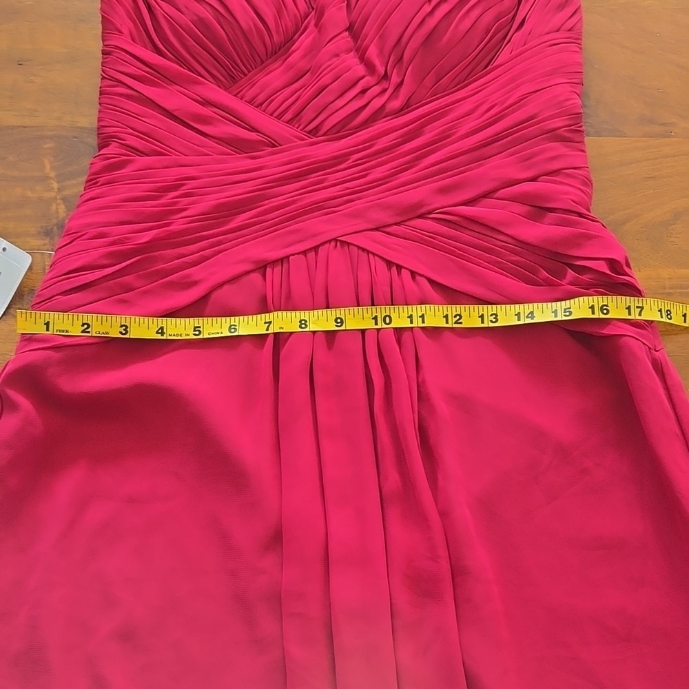 NWT Azazie Lawrence Burgundy Gown Size 6 - Picture 12 of 12